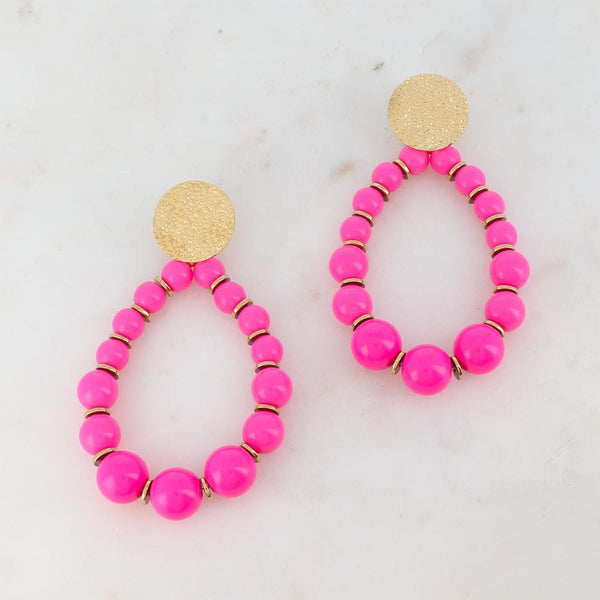 Bea Earrings - Pink
