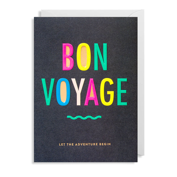 Bon Voyage Adventure Begin Card