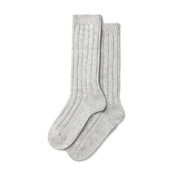 Cashmere Blend Lounge Sock - Grey