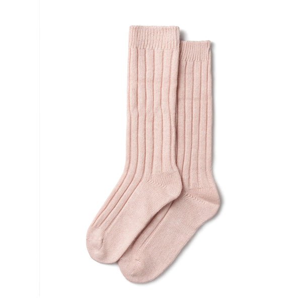 Cashmere Blend Lounge Sock - Soft Pink
