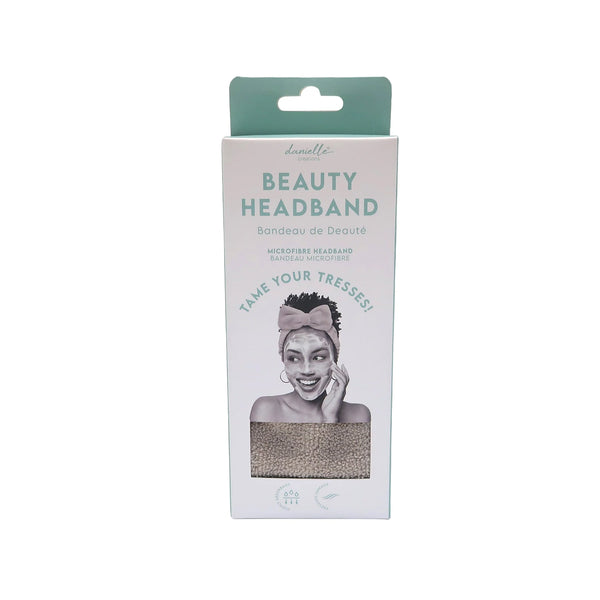 Cosmetic Bow Headband - Grey