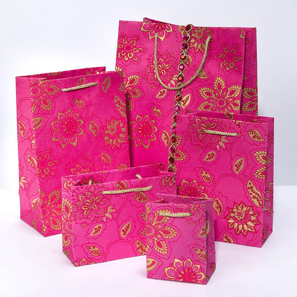 Mini Dahlia Gift Bag - Hot Pink