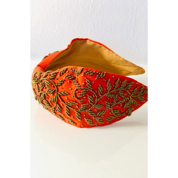 Handmade Headband - Dona Orange