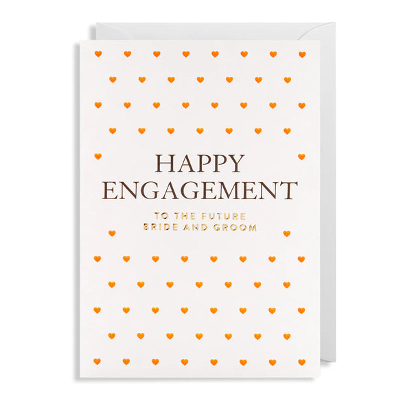 Happy Engagement Groom & Bridge Card