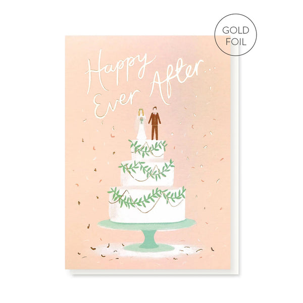 Happy Ever After Cake Card