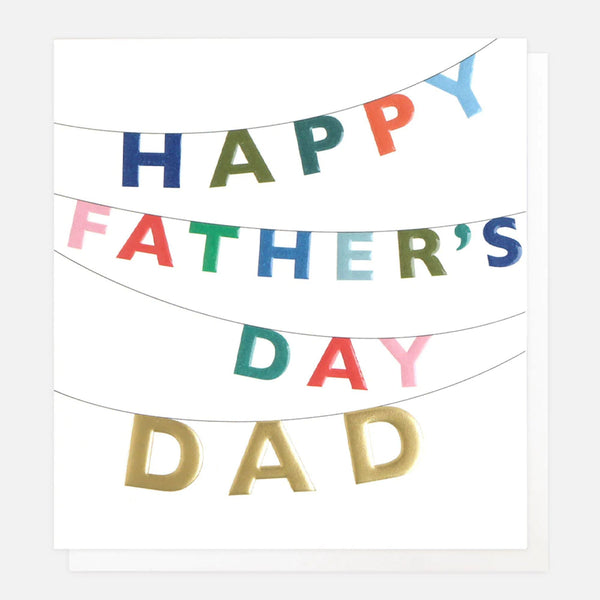 Happy Father's Day Bunting Card