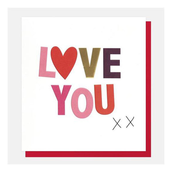 Love You XX Card