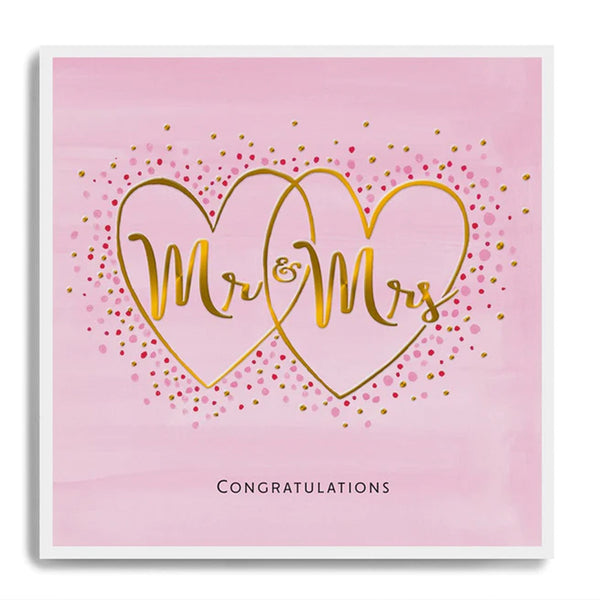 Mr & Mrs Congratulations Card