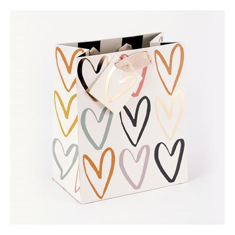 Multi Outline Hearts Gift Bags