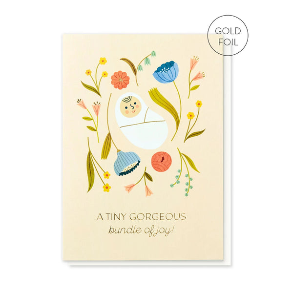 A Tiny Gorgeous Bundle Of Joy Card