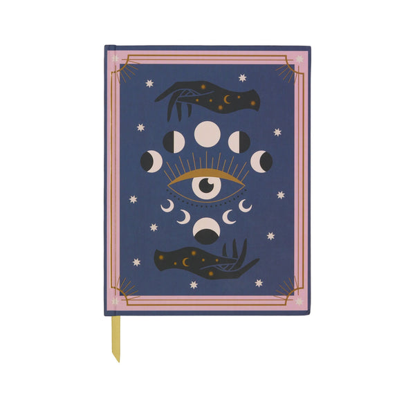 Adopo Lined Journal - Moon Phases