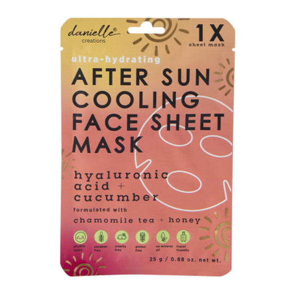 After Sun Cooling Face Sheet Mask - Hyaluronic Acid + Cucumber