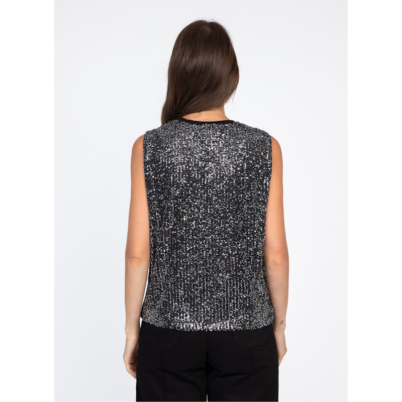 Andreana Sleeveless Top - Black Anthracite