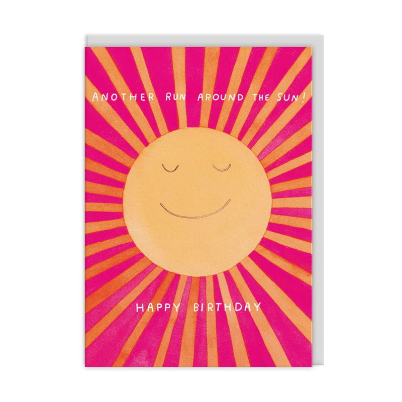 Another Run Around The Sun Birthday Card