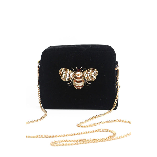 Bee Crossbody Bag - Black
