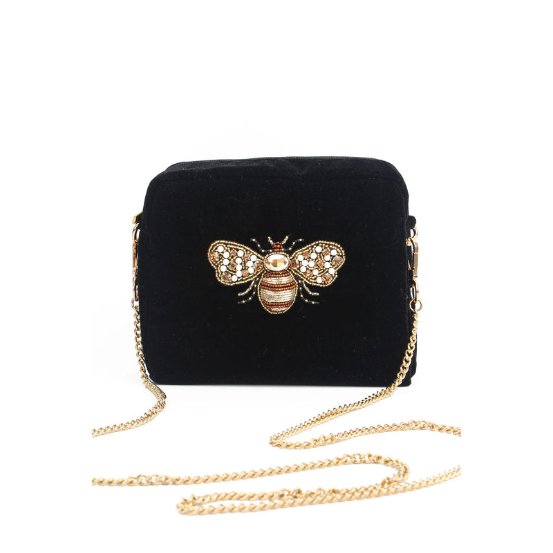 Bee Crossbody Bag - Black