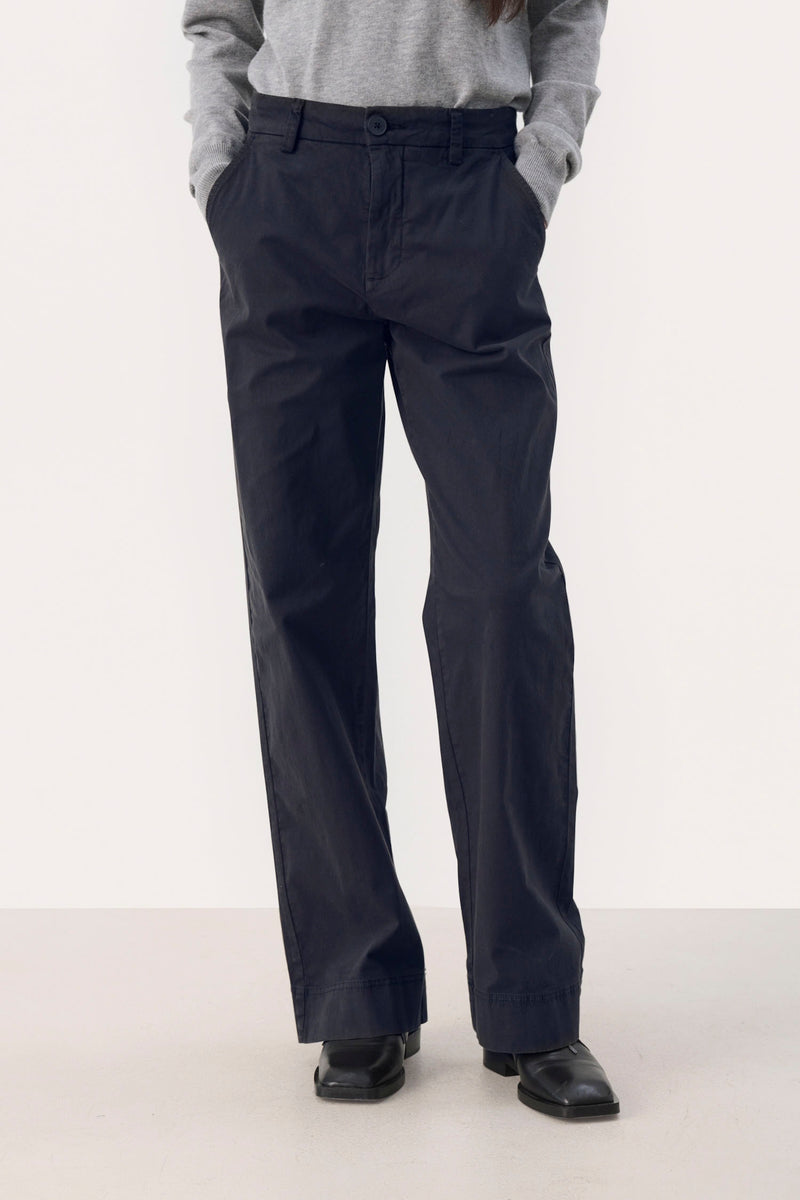 Belme Trousers - Blue Graphite