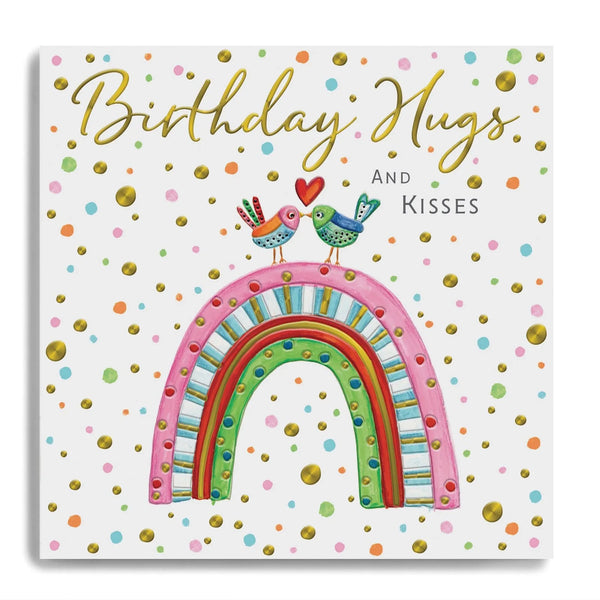 Birthday Hugs And Kisses Card