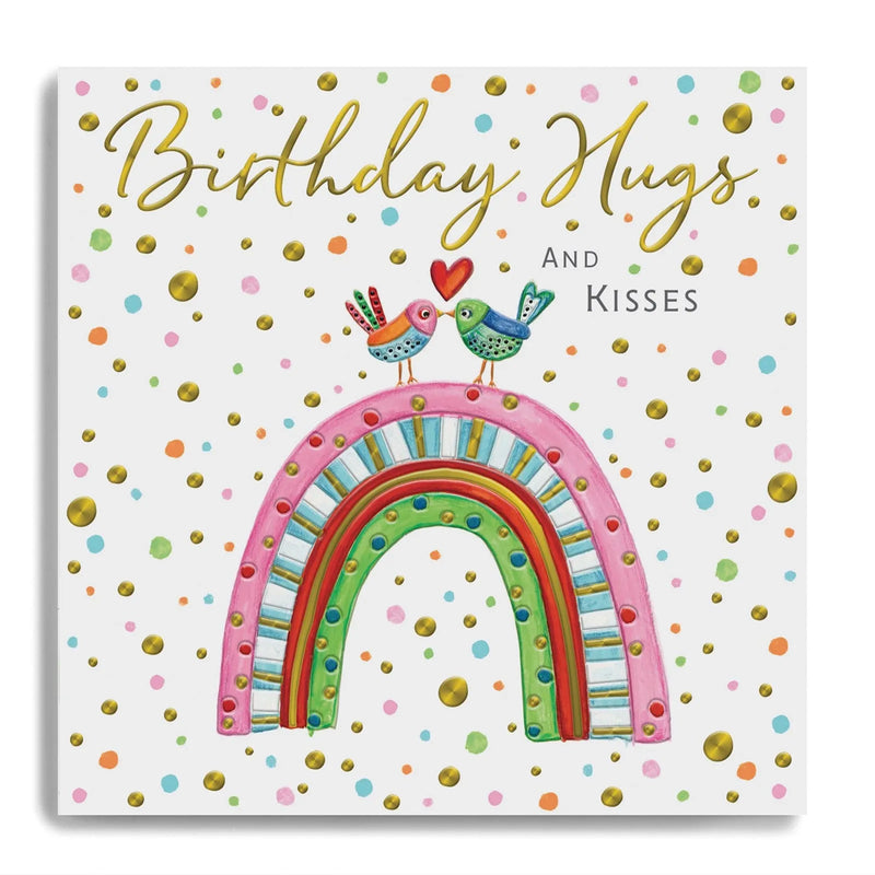 Birthday Hugs And Kisses Card