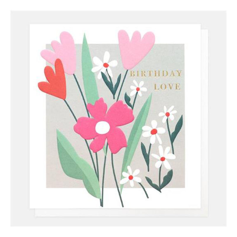 Birthday Love Floral Card