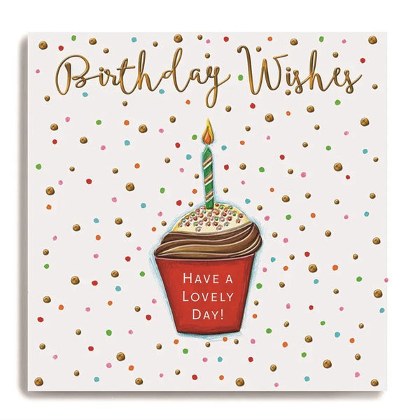 Birthday Wishes Cupcake Card