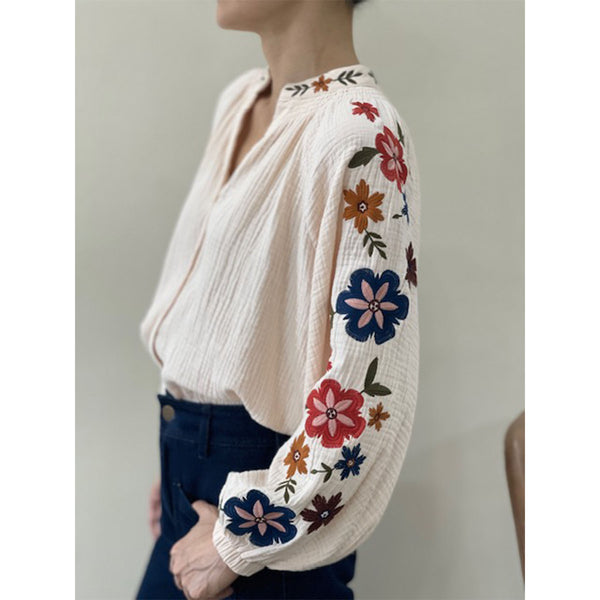Blossom Blouse - Beige