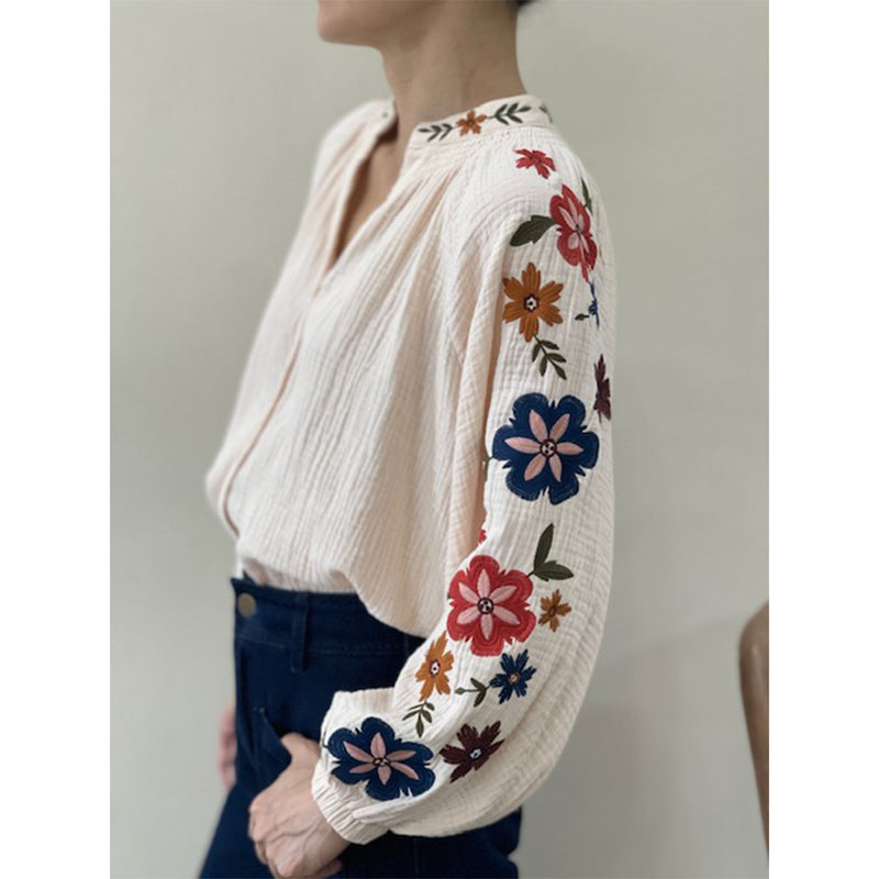 Blossom Blouse - Beige