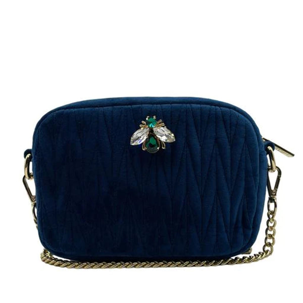 Velvet Rivington Crossbody Bag - Blue