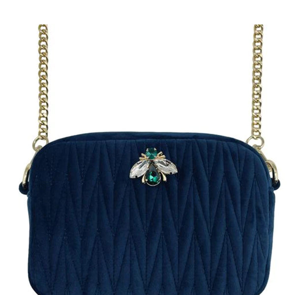 Velvet Rivington Crossbody Bag - Blue