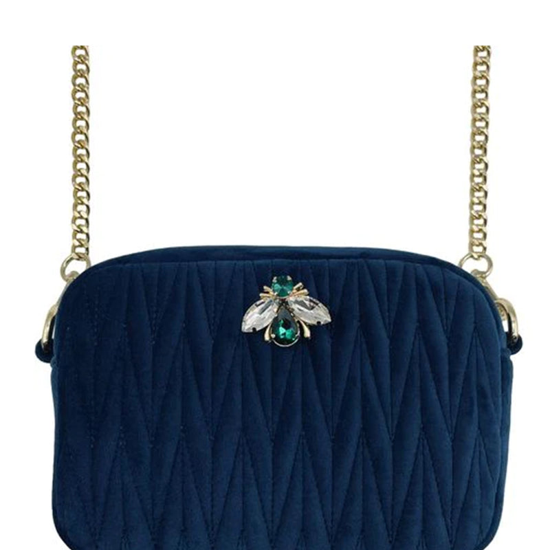 Velvet Rivington Crossbody Bag - Blue