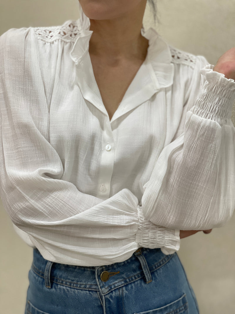 Bonnie Blouse - White