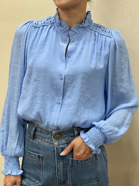Bonnie Blouse - Light Blue