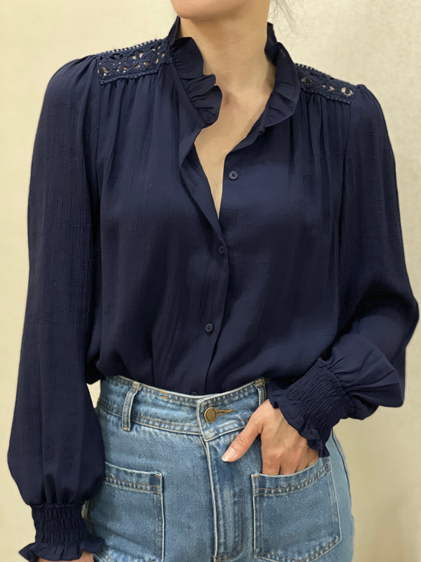 Bonnie Blouse - Navy