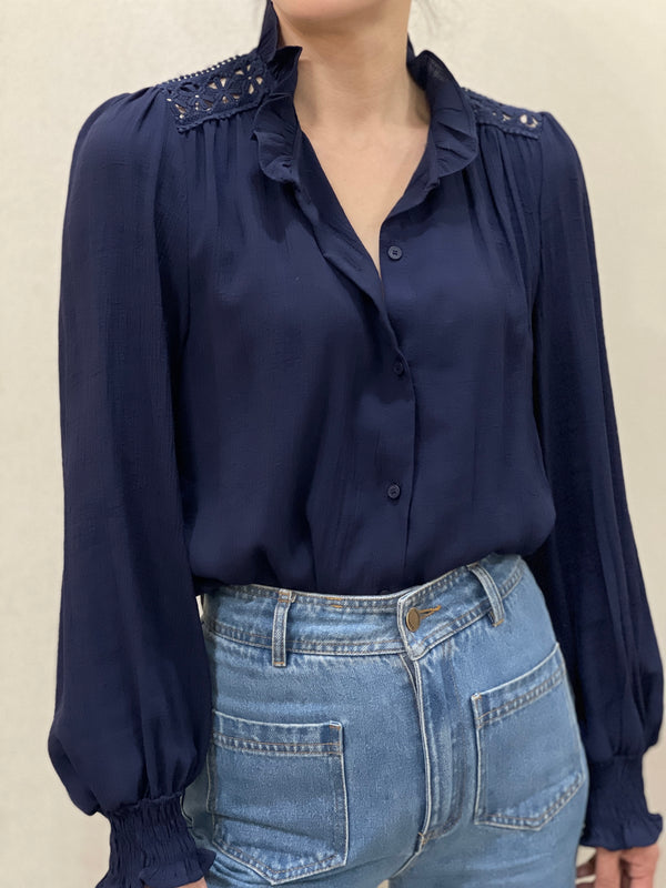 Bonnie Blouse - Navy