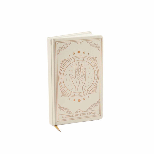 Bookcloth Hardcover Journal Off White - Zodiac