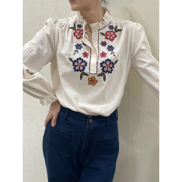 Brooke Blouse - Ecru