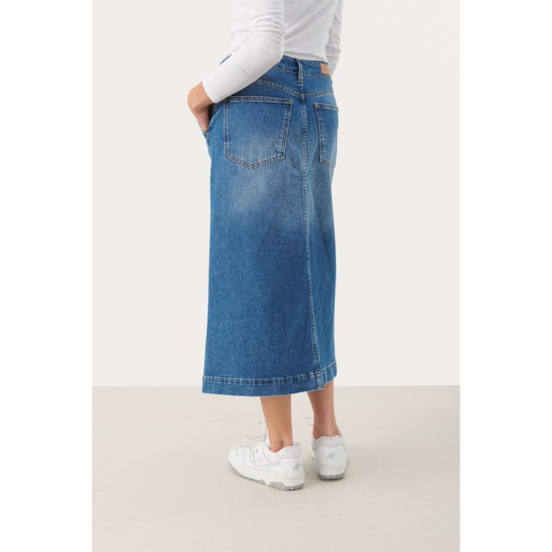 Calia Skirt - Medium Blue Denim