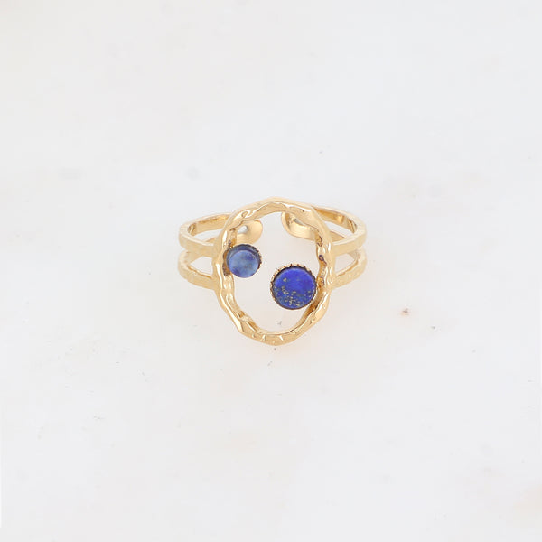 Capri Ring - Lapis Lazuli