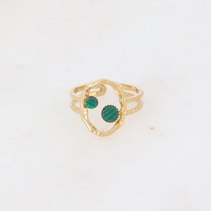 Capri Ring - Malachite