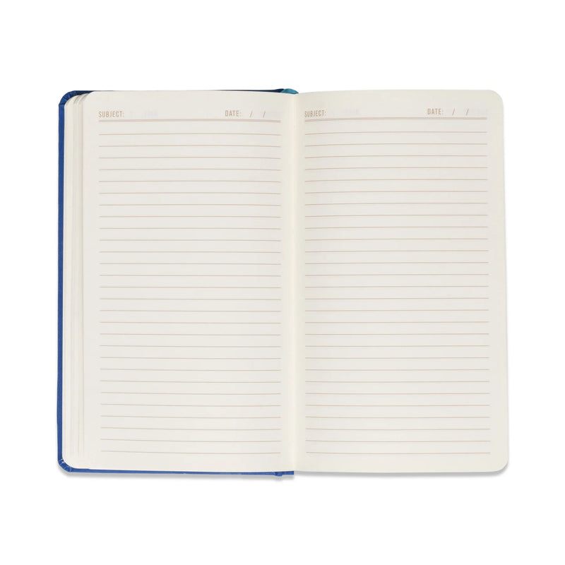 Celestial Bookcloth Journal - Teal Moon