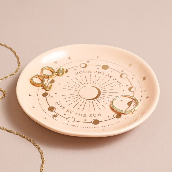 Celestial Trinket Dish - Pink