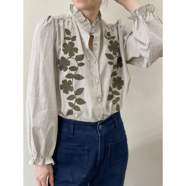 Charlotte Blouse - Khaki