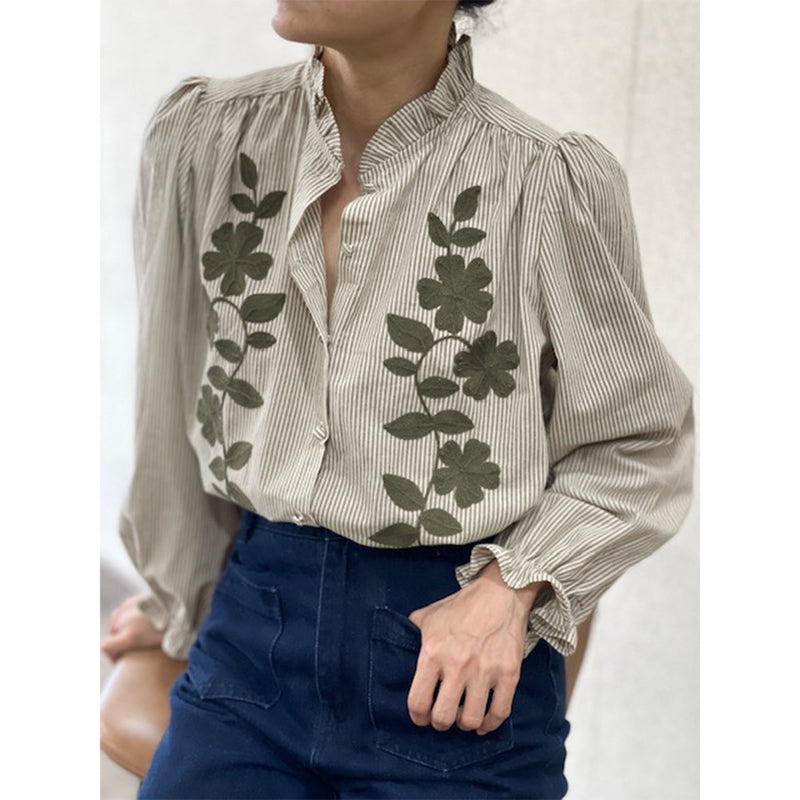 Charlotte Blouse - Khaki