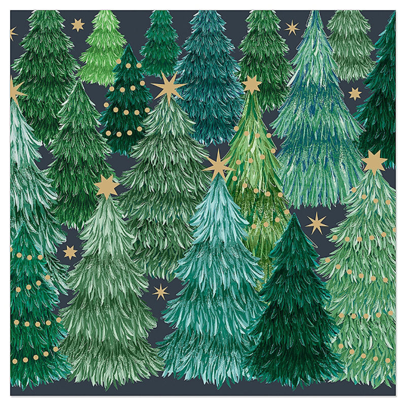 Christmas Napkins - Christmas Trees Forest