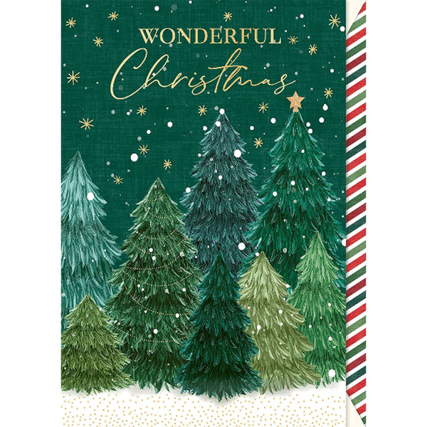 Wonderful Christmas Trees Card
