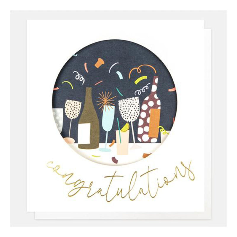 Congratulations Drinks & Bottles Card