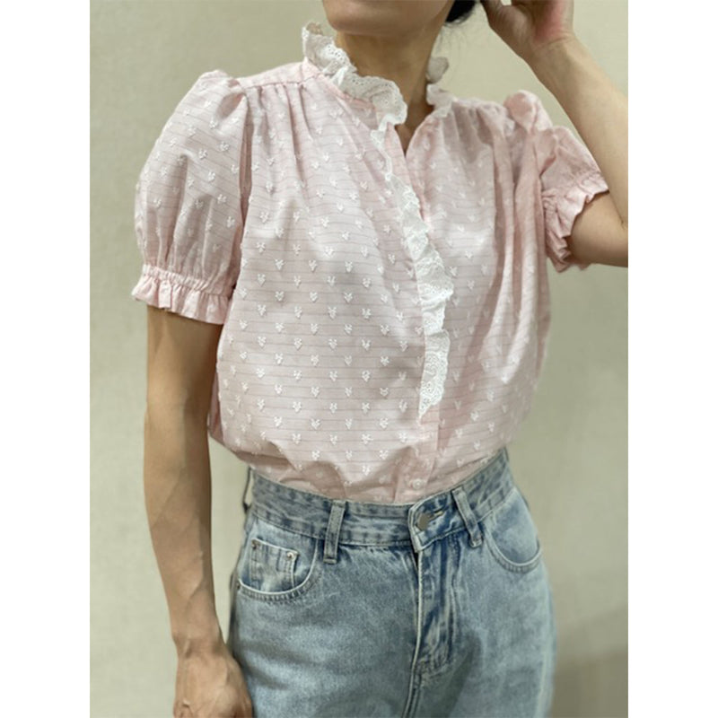 Connie Blouse - Light Pink