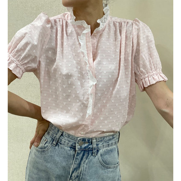 Connie Blouse - Light Pink