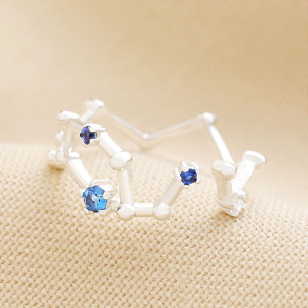 Constellation Ring - Silver/Blue Stones