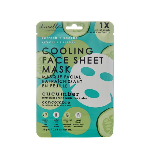 Cooling Face Sheet Mask - Cucumber + Aloe